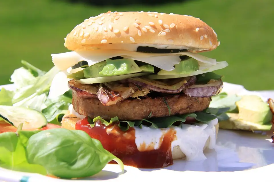 burger bbq garden party