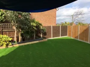 green artificial grass